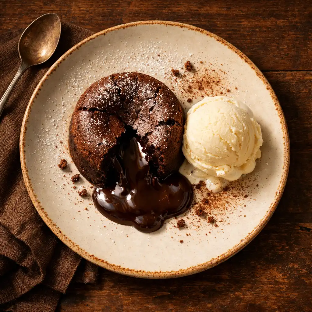 Fondant au chocolat cœur coulant