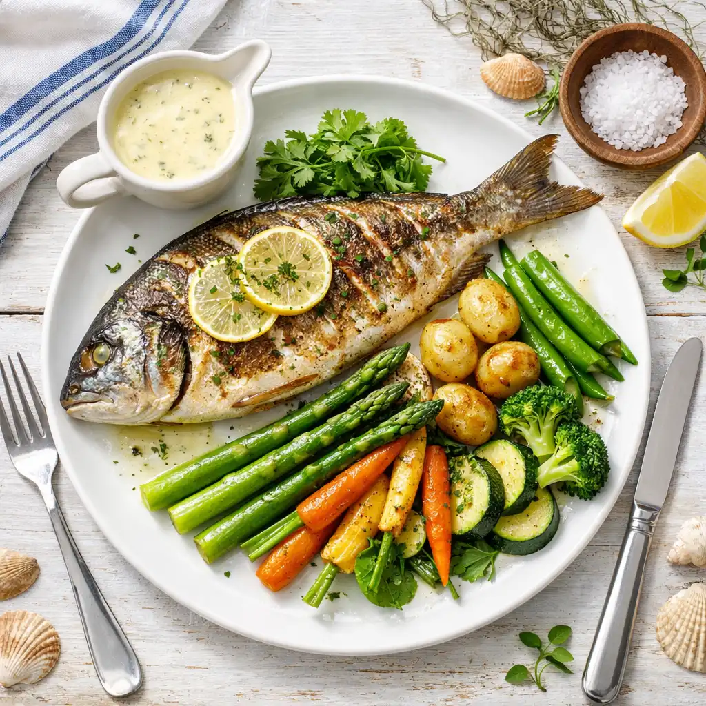 Poisson du jour grillé